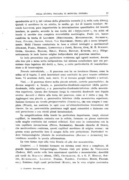 Lavori dei congressi di medicina interna