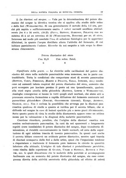 Lavori dei congressi di medicina interna