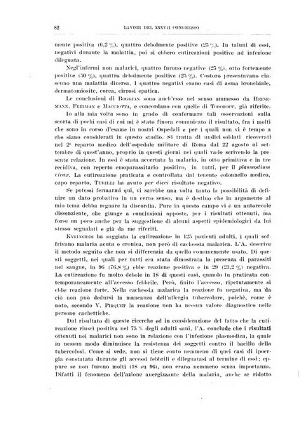 Lavori dei congressi di medicina interna
