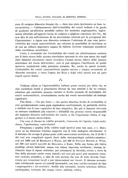 Lavori dei congressi di medicina interna