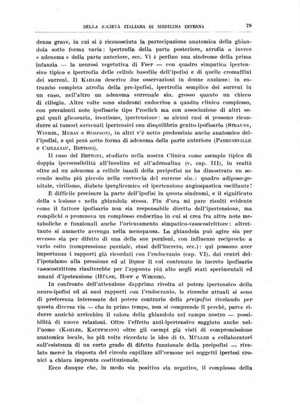 Lavori dei congressi di medicina interna