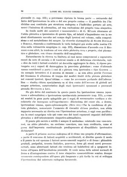 Lavori dei congressi di medicina interna