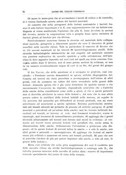 Lavori dei congressi di medicina interna