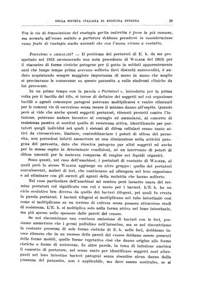 Lavori dei congressi di medicina interna