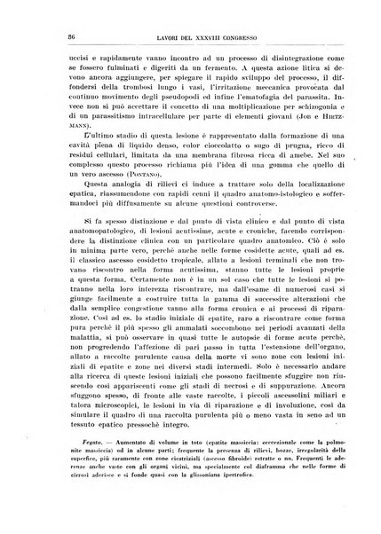 Lavori dei congressi di medicina interna