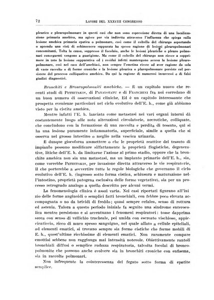 Lavori dei congressi di medicina interna