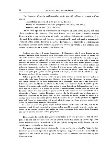 Lavori dei congressi di medicina interna