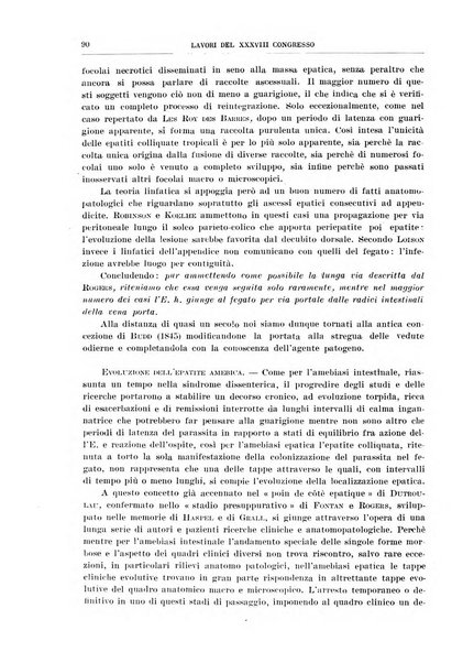 Lavori dei congressi di medicina interna