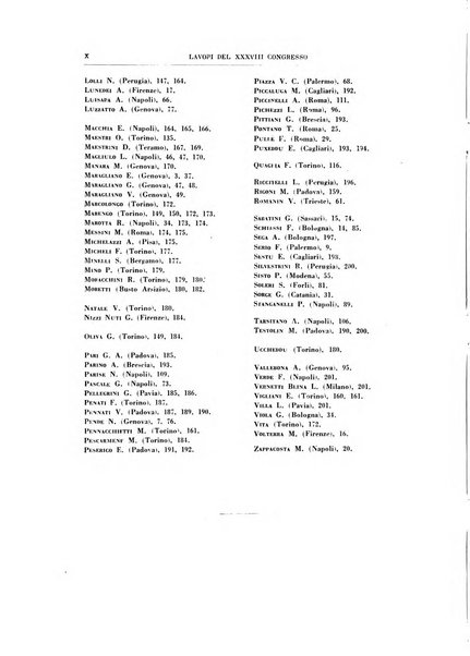 Lavori dei congressi di medicina interna