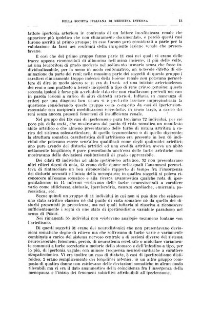 Lavori dei congressi di medicina interna