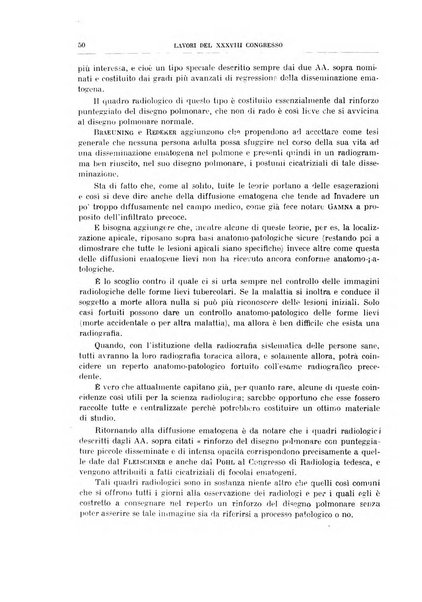 Lavori dei congressi di medicina interna