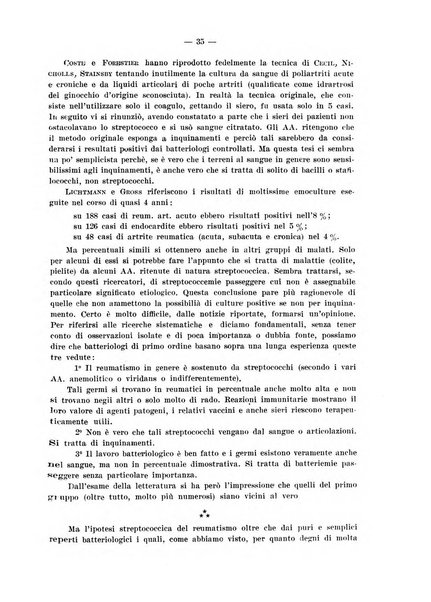 Lavori dei congressi di medicina interna