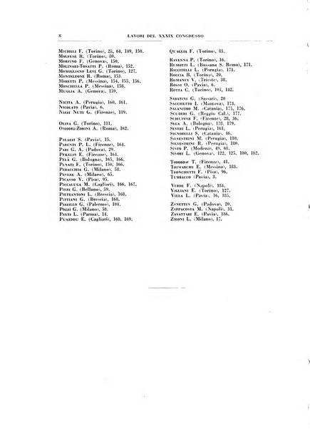 Lavori dei congressi di medicina interna