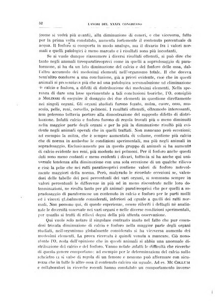 Lavori dei congressi di medicina interna