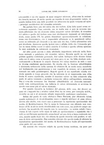 Lavori dei congressi di medicina interna