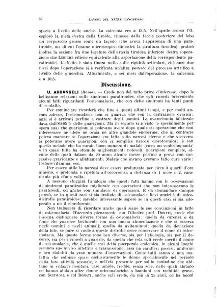 Lavori dei congressi di medicina interna