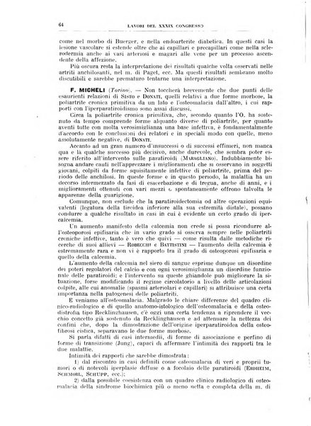 Lavori dei congressi di medicina interna