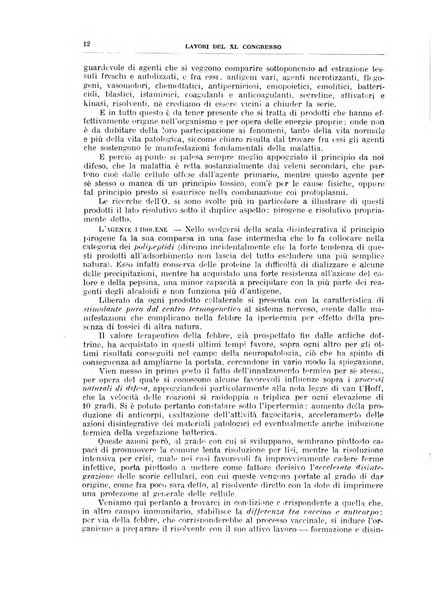 Lavori dei congressi di medicina interna