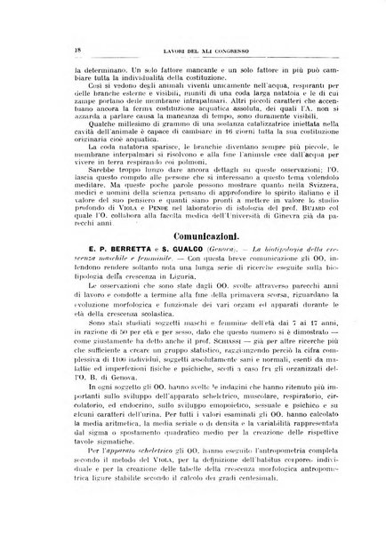 Lavori dei congressi di medicina interna