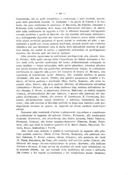 Lavori dei congressi di medicina interna