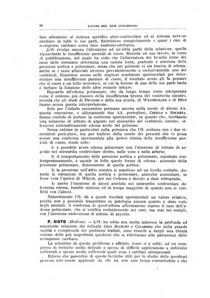 Lavori dei congressi di medicina interna