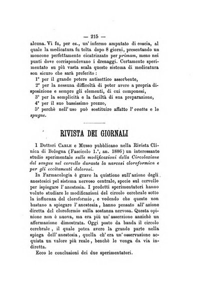 Gl'Incurabili giornale di medicina e chirurgia