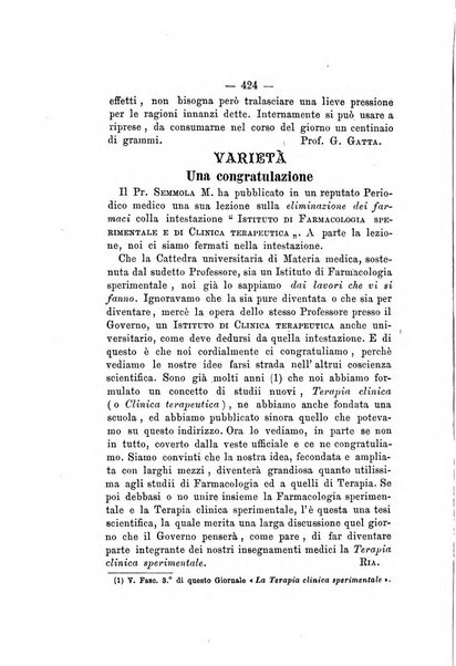 Gl'Incurabili giornale di medicina e chirurgia