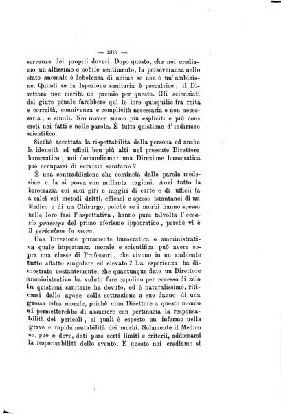 Gl'Incurabili giornale di medicina e chirurgia