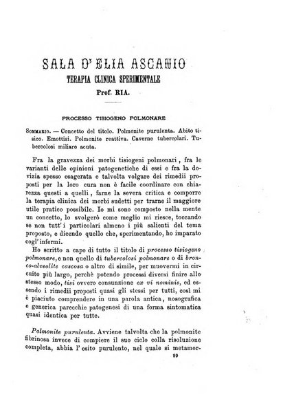 Gl'Incurabili giornale di medicina e chirurgia