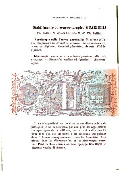 Gl'Incurabili giornale di medicina e chirurgia