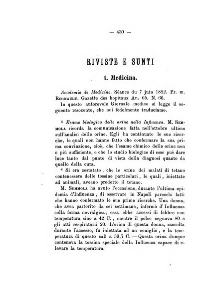 Gl'Incurabili giornale di medicina e chirurgia