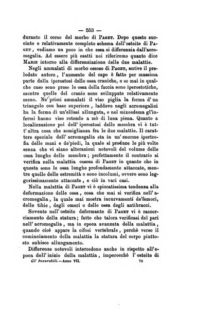 Gl'Incurabili giornale di medicina e chirurgia