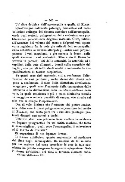 Gl'Incurabili giornale di medicina e chirurgia