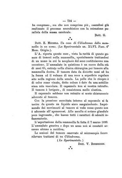 Gl'Incurabili giornale di medicina e chirurgia