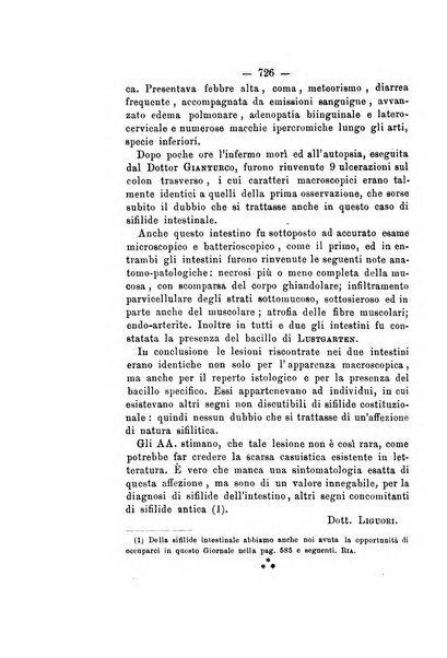 Gl'Incurabili giornale di medicina e chirurgia