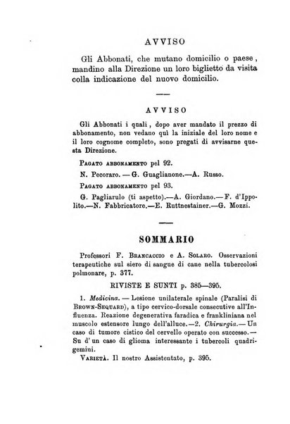 Gl'Incurabili giornale di medicina e chirurgia