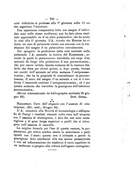 Gl'Incurabili giornale di medicina e chirurgia