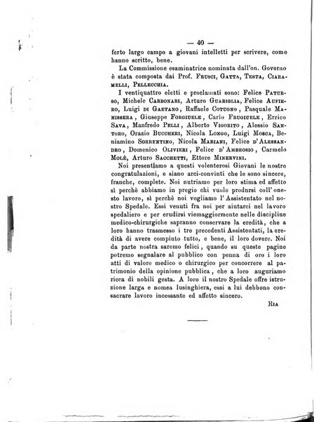 Gl'Incurabili giornale di medicina e chirurgia