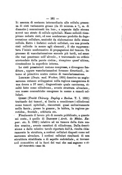 Gl'Incurabili giornale di medicina e chirurgia