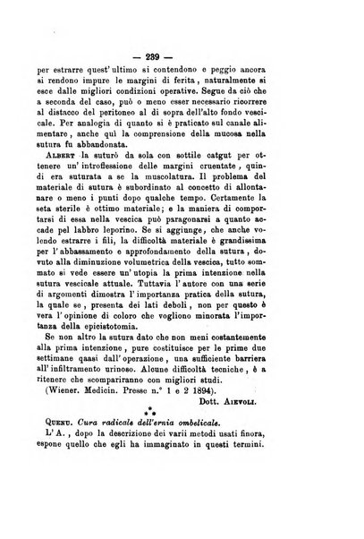 Gl'Incurabili giornale di medicina e chirurgia