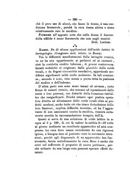 Gl'Incurabili giornale di medicina e chirurgia