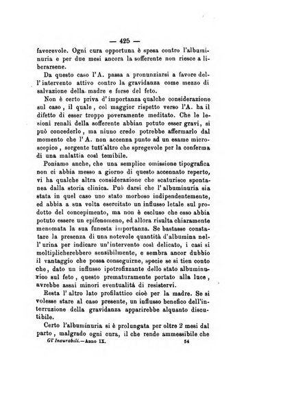 Gl'Incurabili giornale di medicina e chirurgia