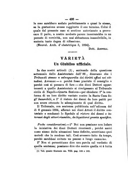 Gl'Incurabili giornale di medicina e chirurgia