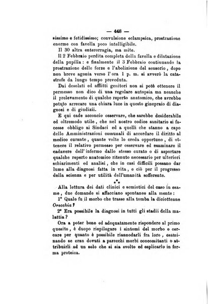 Gl'Incurabili giornale di medicina e chirurgia