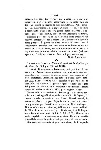 Gl'Incurabili giornale di medicina e chirurgia