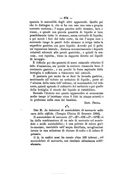 Gl'Incurabili giornale di medicina e chirurgia