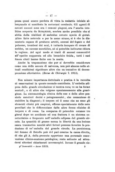 Gl'Incurabili giornale di medicina e chirurgia