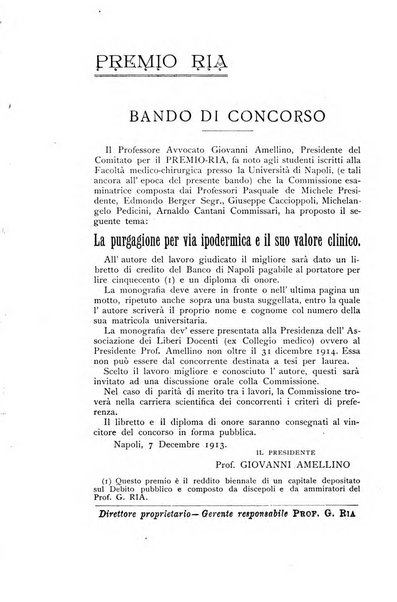 Gl'Incurabili giornale di medicina e chirurgia