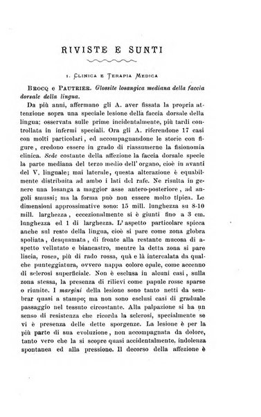 Gl'Incurabili giornale di medicina e chirurgia