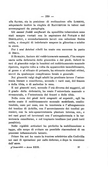 Gl'Incurabili giornale di medicina e chirurgia